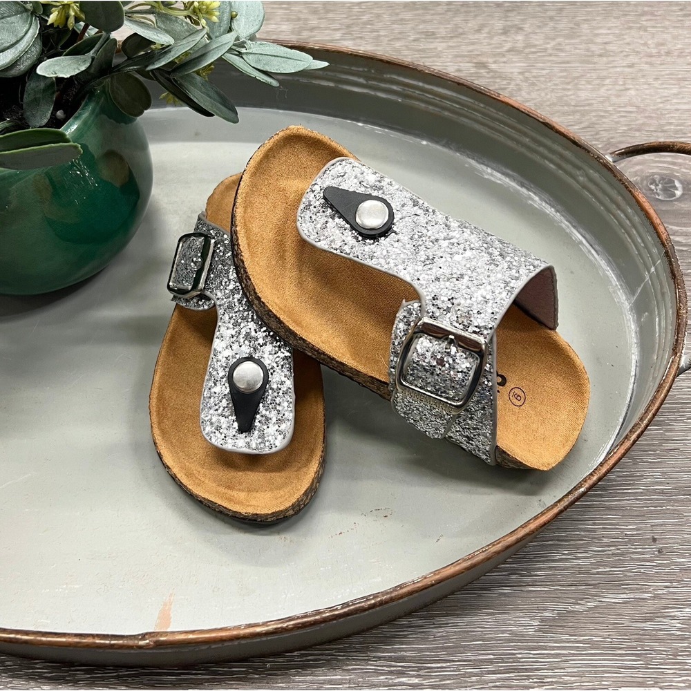 Glitter Girls Boutique Flip Flops Toddler Size 9 New With Box